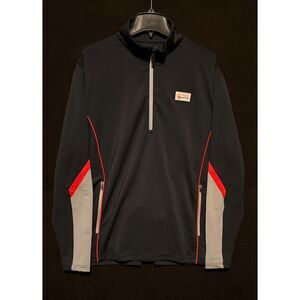 Ahead USA 1/4 Zip Pullover Men’s L Navy Golf Butterfield Trail Stretch Logo